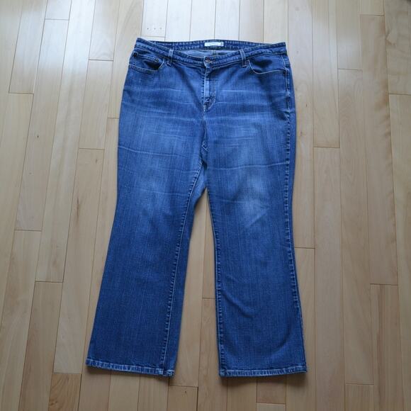 Levi's 580 Denim Blue Jeans Y2K Size 22W Plus Size - Picture 1 of 5